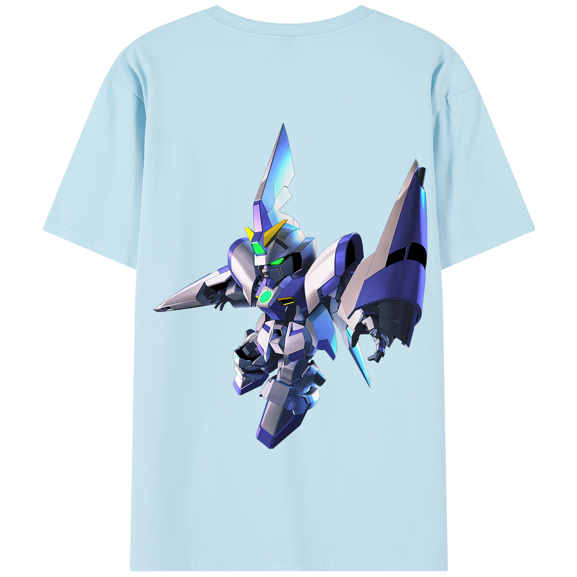 （画像用） 機動戦士ガンダム Mobile Suit Gundam 綿100％半袖Tシャツ（背面プリント）